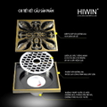 Ga thoát sàn ngăn mùi hoa văn giả cổ thoát nhanh Hiwin FD-4007