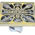 Ga thoát sàn ngăn mùi hoa văn giả cổ thoát nhanh Hiwin FD-4007