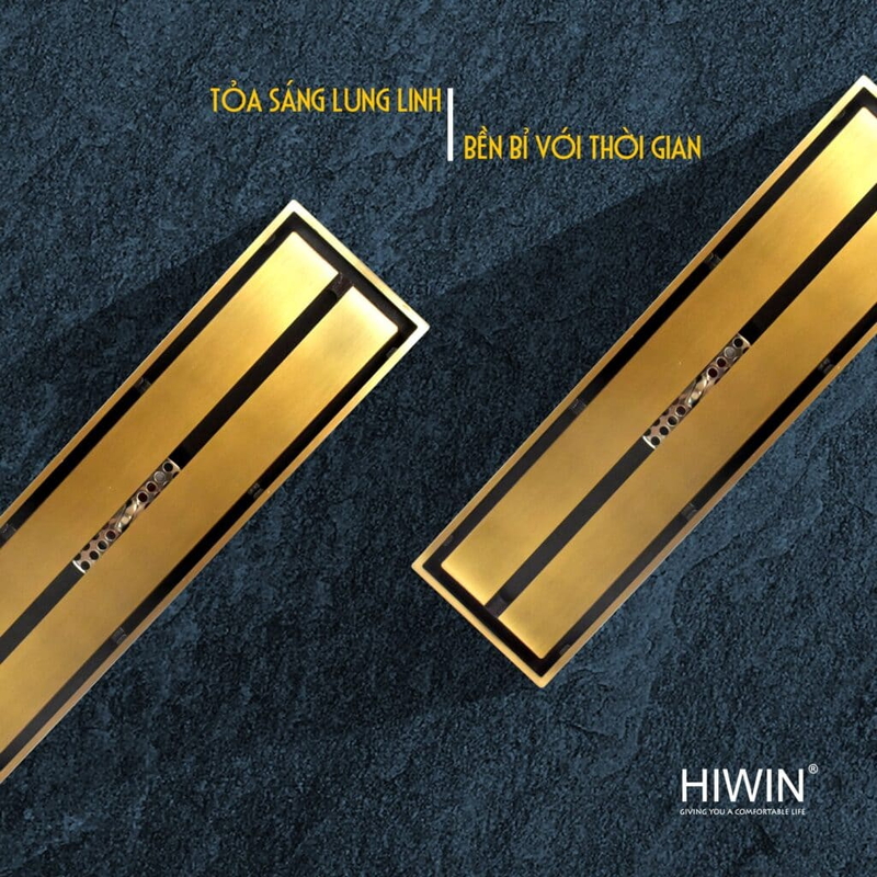Ga thoát sàn dài đồng giả cổ siêu cao cấp Hiwin FD-4804 