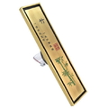 Thoát sàn dài đồng giả cổ hoạt tiết hoa đào Hiwin FD-4833