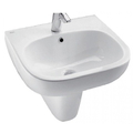 Chậu rửa treo tường chân lửng American Standard 0955-WT+0755-WT