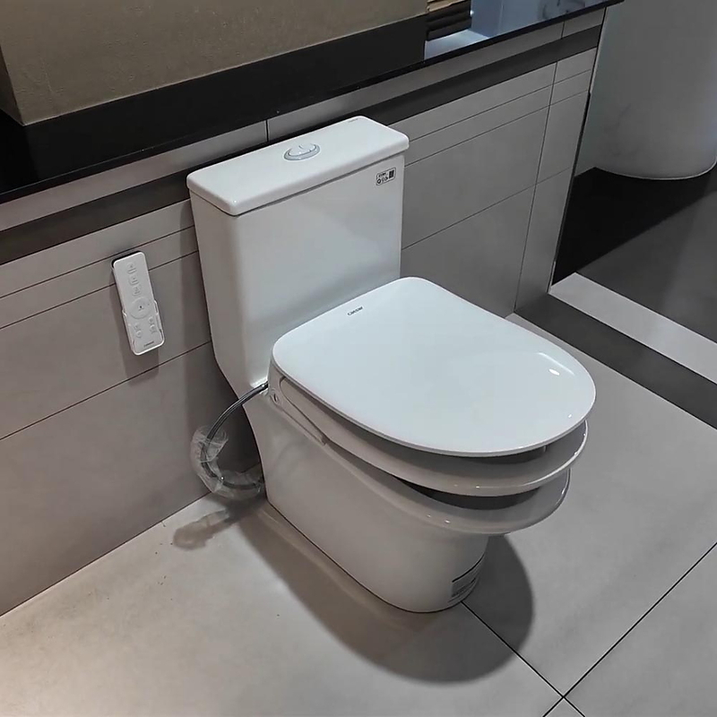 Bồn cầu 1 khối nắp điện tử Caesar C1391F+TAF710H