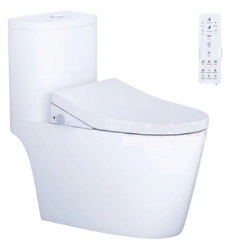 Bồn cầu 1 khối nắp điện tử Caesar C1364F+TAF512H