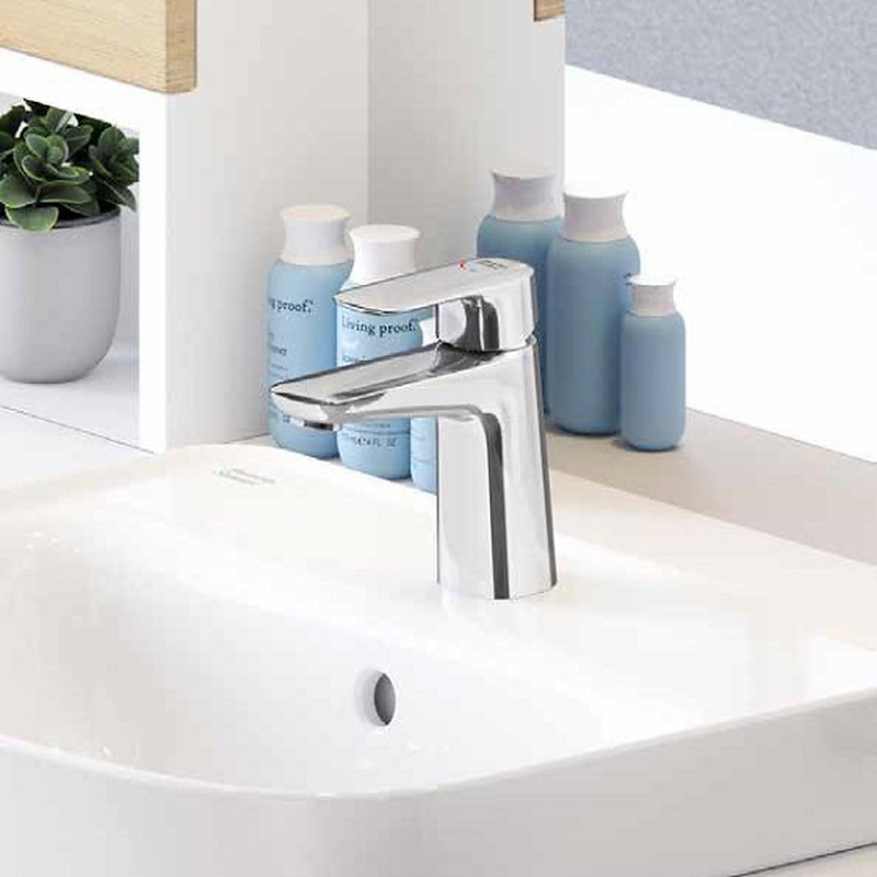 Vòi rửa mặt nóng lạnh 1 chân gắn chậu American Standard WF-1M01