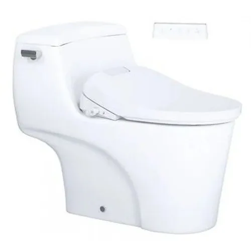 Bồn cầu 1 khối nắp điện tử Caesar C1353F+TAF610H