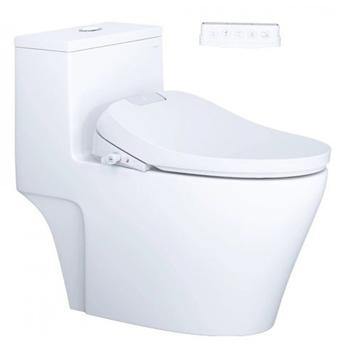 Bồn cầu 1 khối nắp điện tử Caesar C1356F+TAF610H