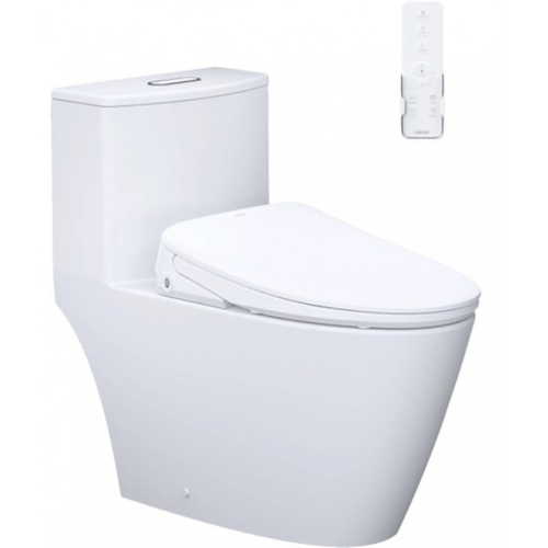 Bồn cầu 1 khối nắp điện tử Caesar C1363F+TAF710H 