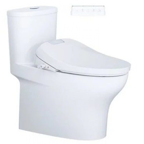 Bồn cầu 1 khối nắp điện tử Caesar C1394F+TAF610H
