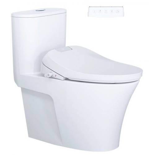 Bồn cầu 1 khối nắp điện tử Caesar C1395F+TAF610H