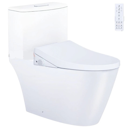 Bồn cầu 1 khối nắp điện tử Caesar C1363F+TAF512H