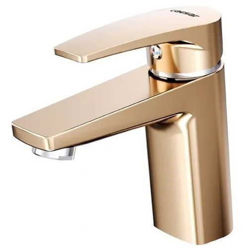 Vòi Lavabo Nóng Lạnh 1 Chân Màu Vàng Caesar B390CGU