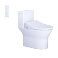 Bồn cầu 1 khối nắp điện tử Caesar C1395F+TAF512H