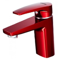 Vòi Lavabo Nóng Lạnh 1 Chân Màu Đỏ Caesar B390CRU