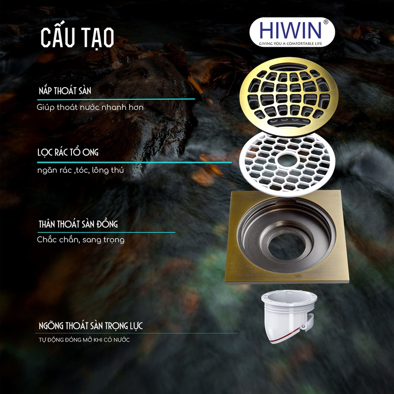 Ga thoát sàn siêu nhanh Hiwin FD-1125D 