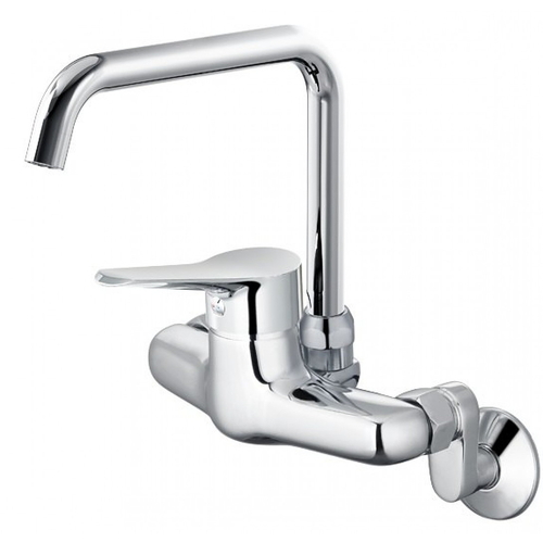 Vòi Rửa Bát Nóng Lạnh Cần Cứng Gắn Tường Caesar K527C