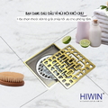 Thoát sàn đồng giả cổ song hỷ mặt vuông thoát nhanh, ngăn mùi Hiwin FD-1412