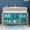 Tủ Treo Phòng Tắm Kèm chậu Caesar LF5028+EH15028AW7V