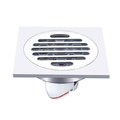 Phễu ga thoát sàn ngăn mùi hôi chất liệu đồng mạ crom HIWIN FD-1101H