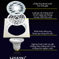 Ga thoát sàn máy giặt màu bóng gương Hiwin FD-1101W