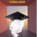 Phễu thu sàn màu đen mờ ngăn mùi hôi 100×100 Hiwin FD-1121B
