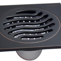 Phễu thu sàn màu đen mờ ngăn mùi hôi 100×100 Hiwin FD-1121B