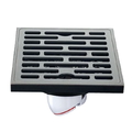 Thoát sàn chống hôi đồng mạ màu đen HIWIN FD-1408B