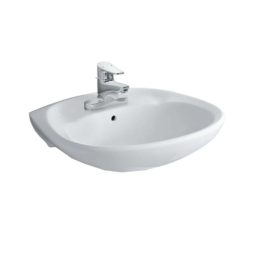 Chậu rửa mặt treo tường 3 lỗ Inax L-284VEC