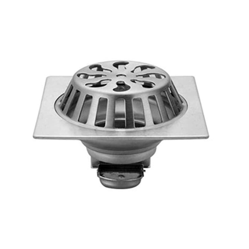 Cầu chắn rác phi 76 inox 304 cao cấp mặt xước mờ Hiwin FD-76