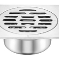 Ga thoát sàn inox 304 chống hôi thoát nước nhanh Hiwin FD-6322