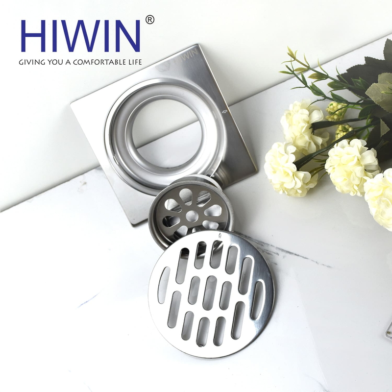 Ga thoát sàn inox 304 Hiwin FD-2352 
