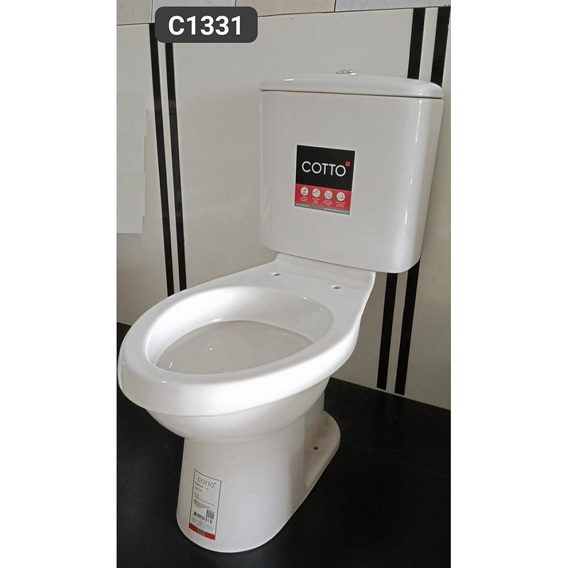 Bàn Cầu 2 Khối Xả Nhấn COTTO C1331