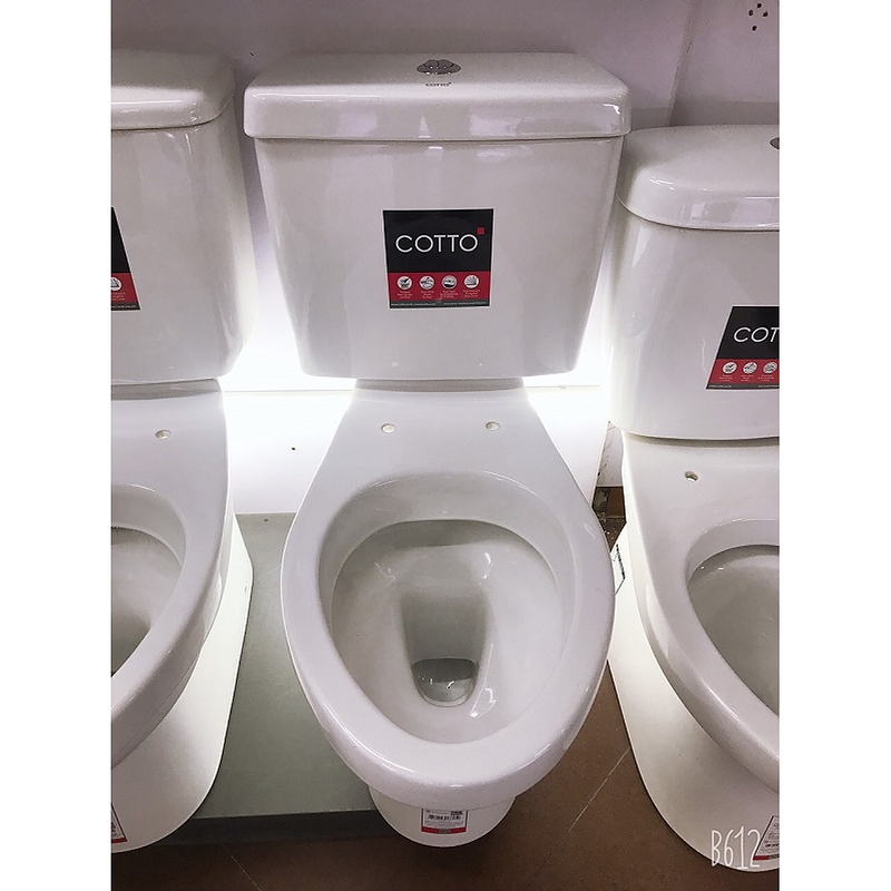 Bàn Cầu 2 Khối Xả Nhấn COTTO C1331