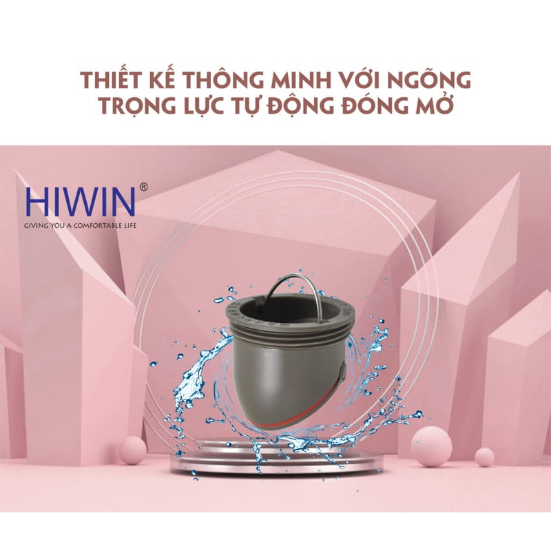Ga thoát sàn inox 304 thoát nước thế hệ mới Hiwin FD-1451 