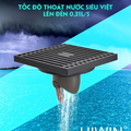 Ga thoát sàn inox 304 thoát nước thế hệ mới Hiwin FD-1451 
