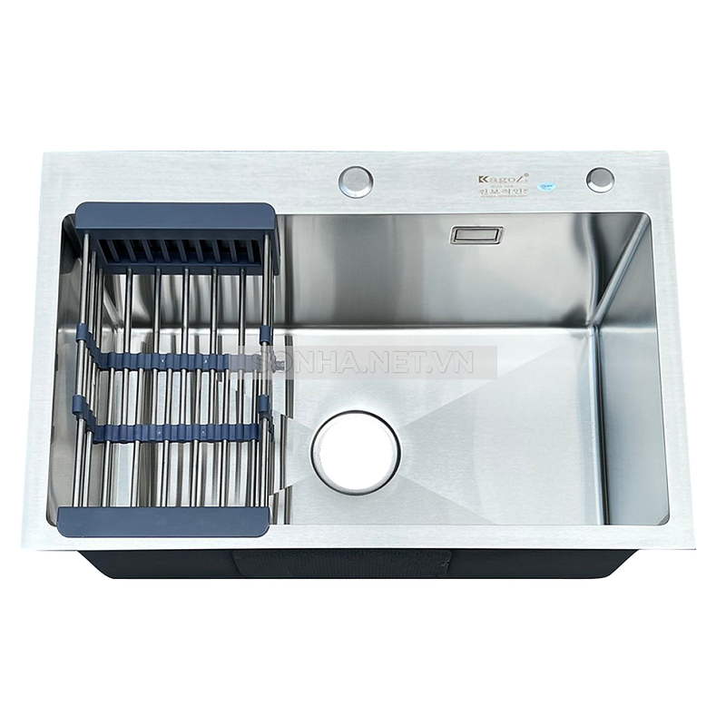 Chậu rửa bát inox 1 hố Kagol K6845
