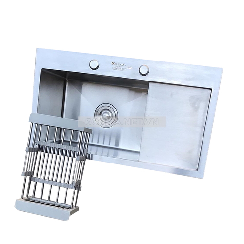 Chậu rửa bát inox 1 hố Kagol K7040B