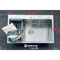 Chậu rửa bát inox 1 hố Kagol K8050