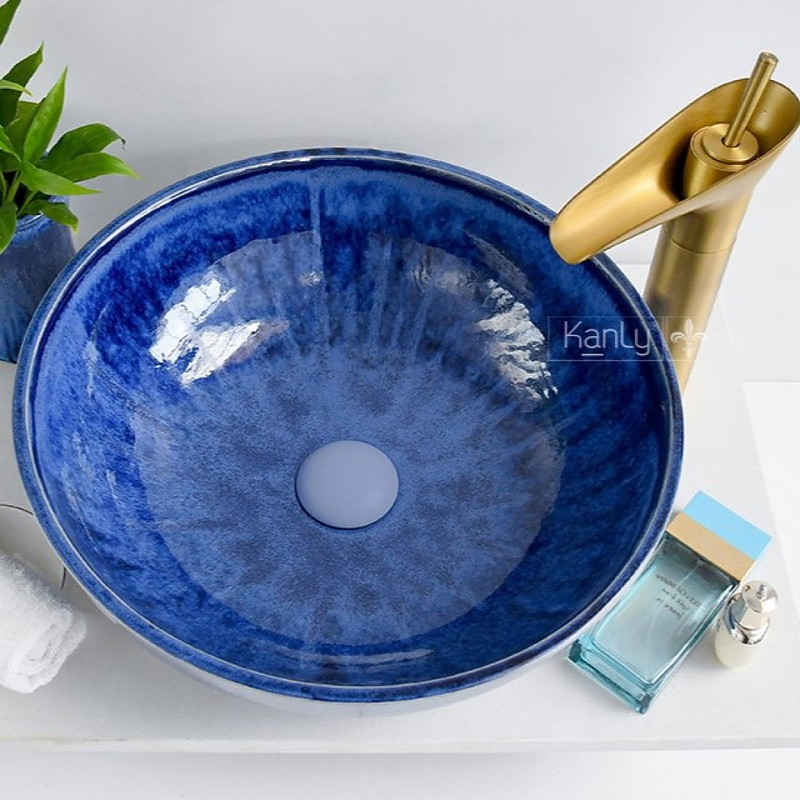 Chậu gốm mỹ thuật Kanly GV001