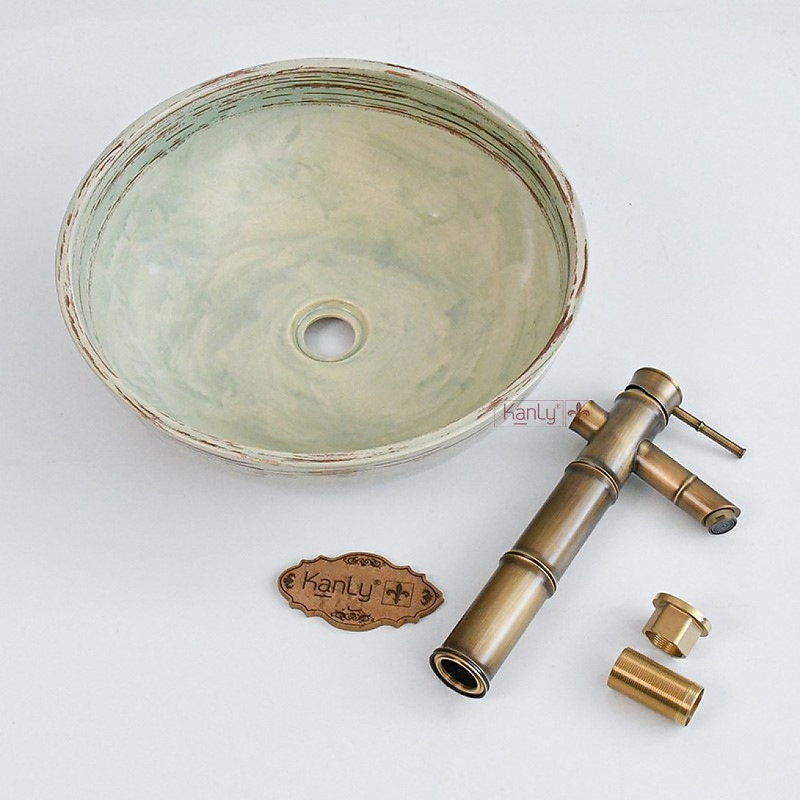 Chậu gốm mỹ thuật Kanly GV005