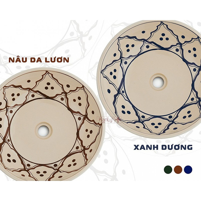 Chậu gốm mỹ thuật Kanly GV104