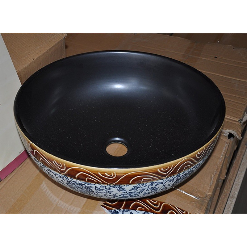Chậu lavabo đặt bàn sứ mỹ thuật Kanly SU113