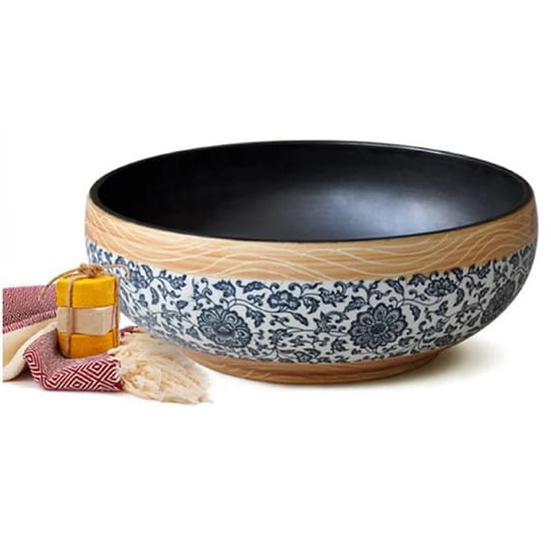 Chậu lavabo đặt bàn sứ mỹ thuật Kanly SU113
