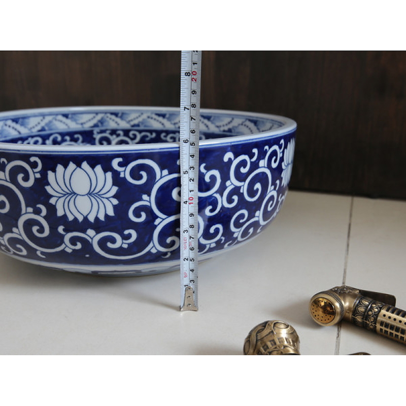 Chậu lavabo đặt bàn sứ mỹ thuật Kanly SU120