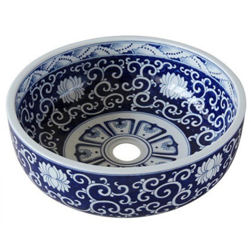 Chậu lavabo đặt bàn sứ mỹ thuật Kanly SU120