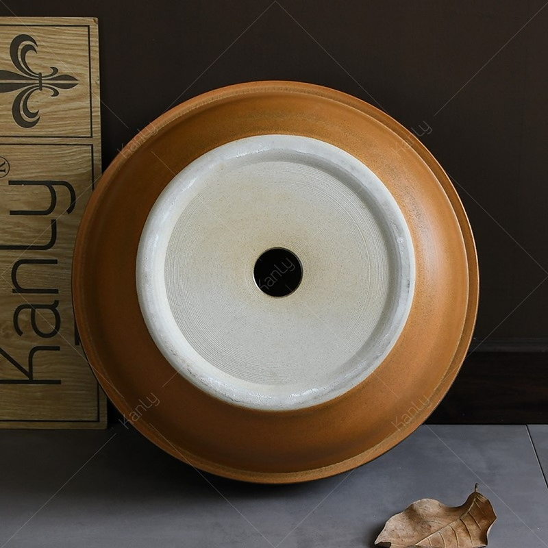 Chậu lavabo đặt bàn sứ mỹ thuật Kanly SU311