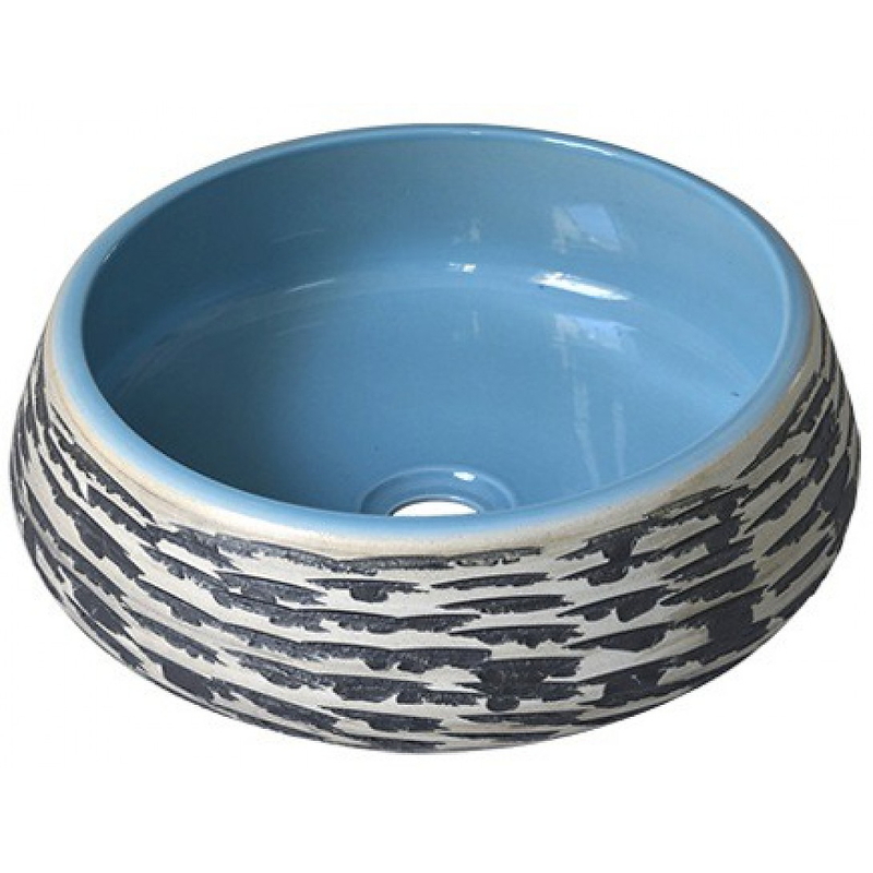 Chậu lavabo mỹ thuật bằng sứ Kanly SU010