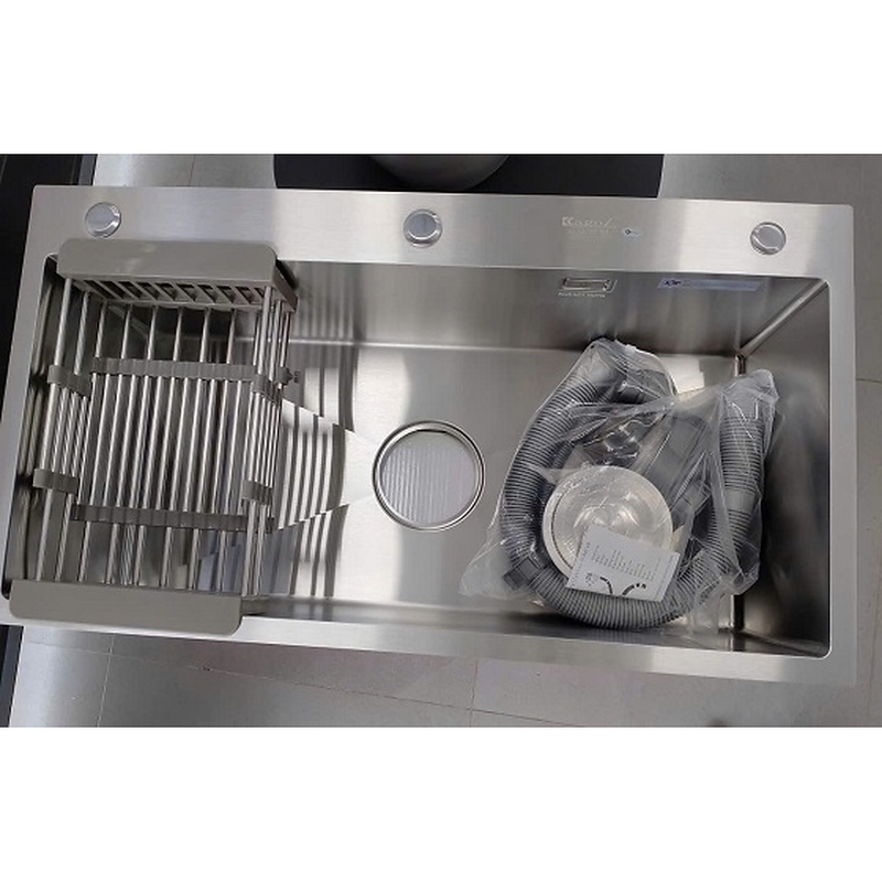 Chậu rửa bát inox 1 hố Kagol K8245
