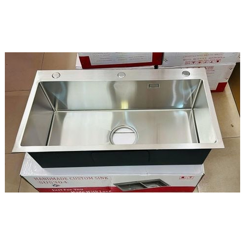 Chậu rửa bát inox 1 hố Kagol K8245