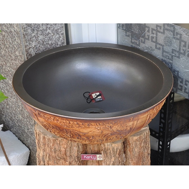 Chậu trồng cây cảnh bằng gốm sứ Kanly SU114