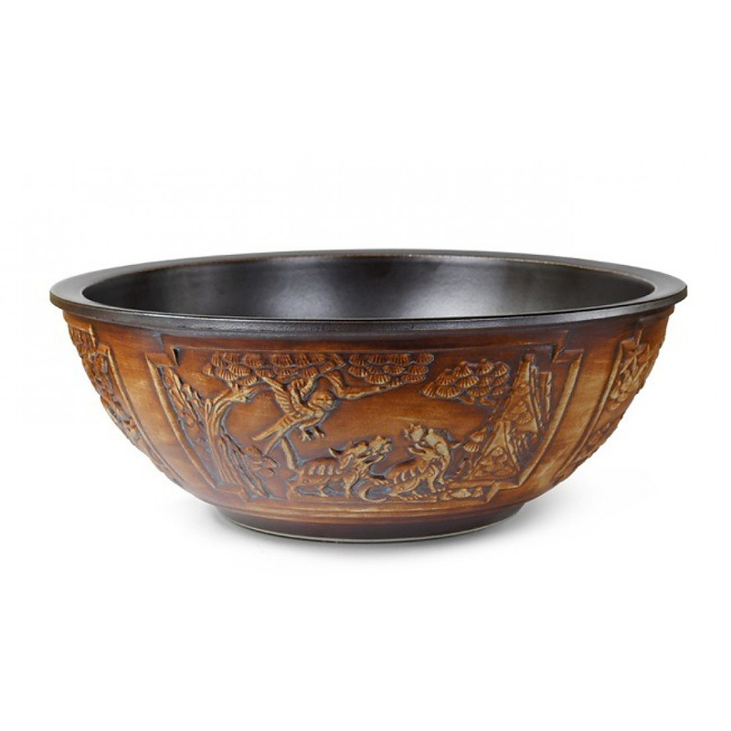 Chậu trồng cây cảnh bằng gốm sứ Kanly SU114